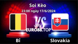 Bỉ vs Slovakia đối đầu tại bảng E Euro 2024